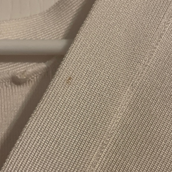 Herve Ledger Off White Bandage Mini Dress Medium Bodycon Party Cocktail - Picture 11 of 11